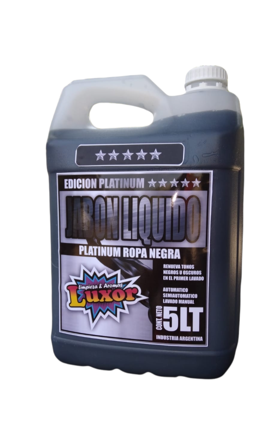 Jabon liquido ropa negra - Luxor - Fabricación y venta de productos de  limpieza